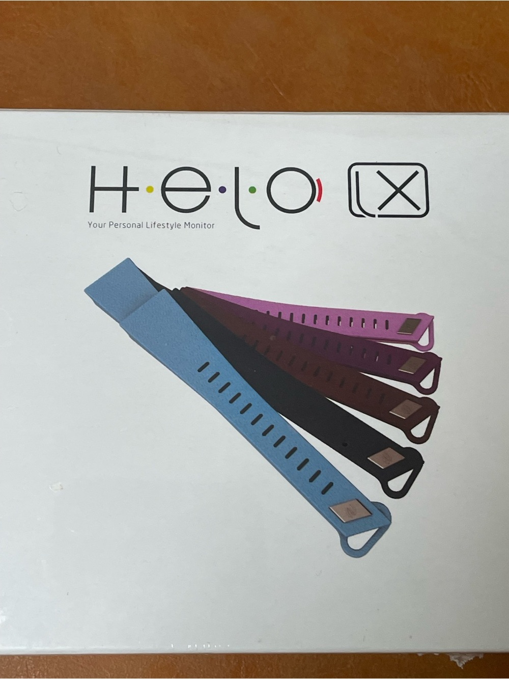 NWT Helo LX Personal Wellness Monitor Bands - Blue & Purple Set